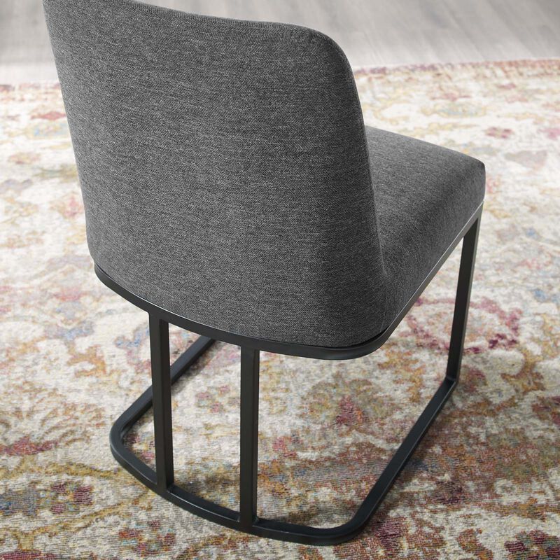 Amplify Sled Base Upholstered Fabric Dining Side Chair image number 6