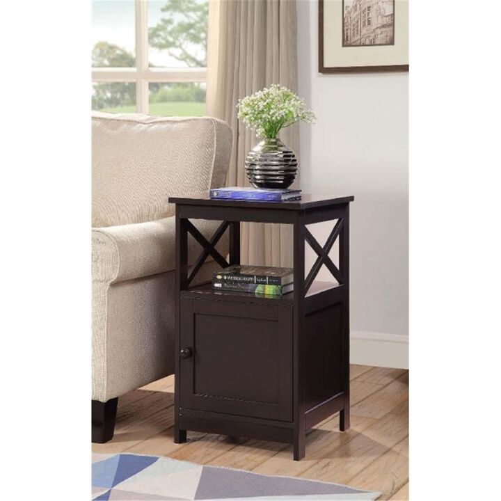 Convenience Concepts  Oxford End Table with Cabinet