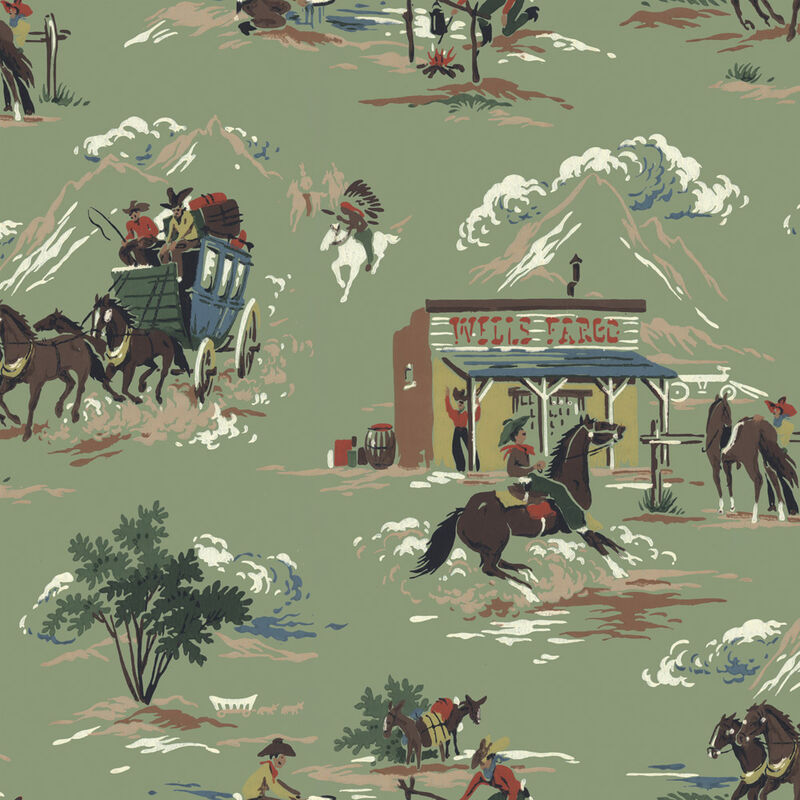 Wild West Peel & Stick Wallpaper image number 0