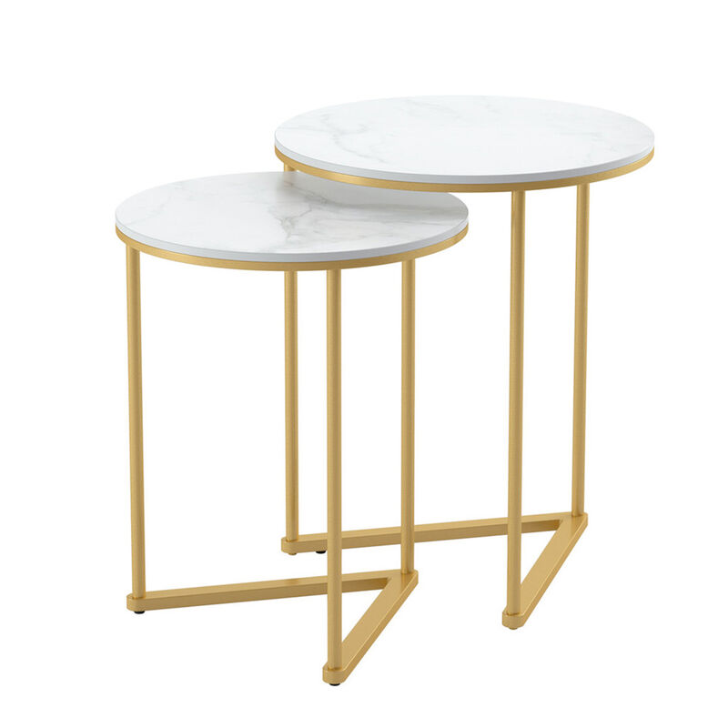 Nesting Side Table Sintered Stone End Table image number 4