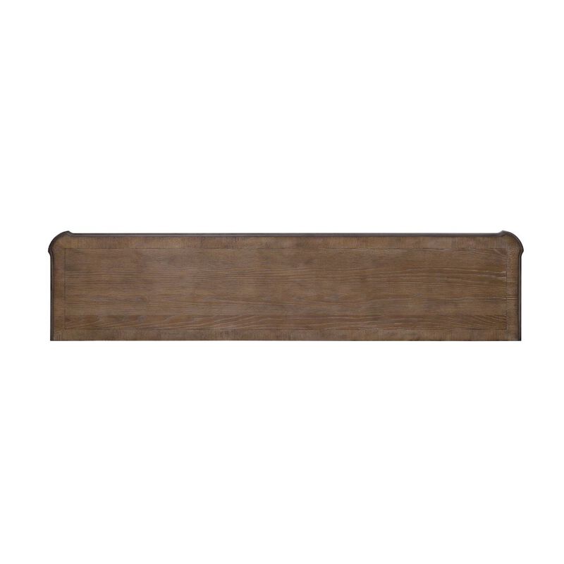 Liberty Furniture Magnolia Manor 82 Inch TV Console  - Antique White & Weathered Bark image number 2