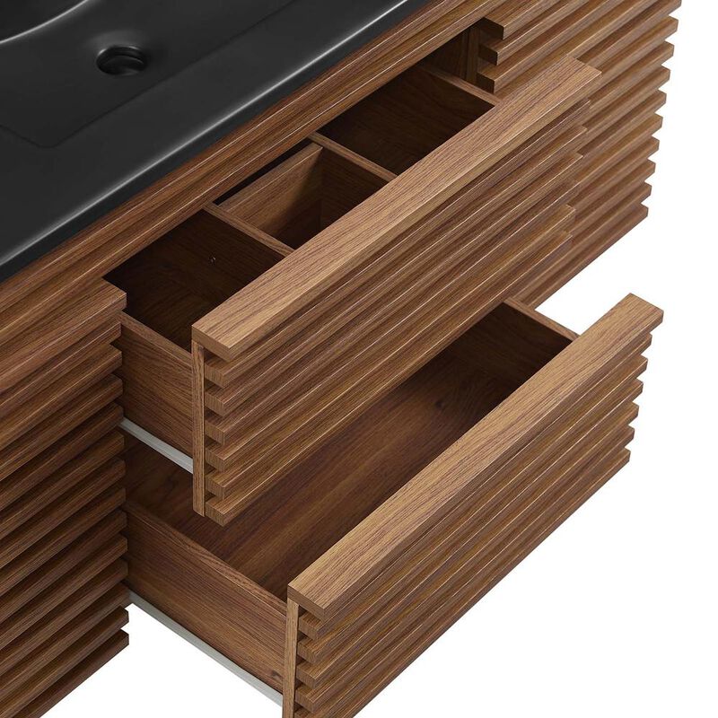 Modway Render 48 Wall-Mount Bathroom Vanity