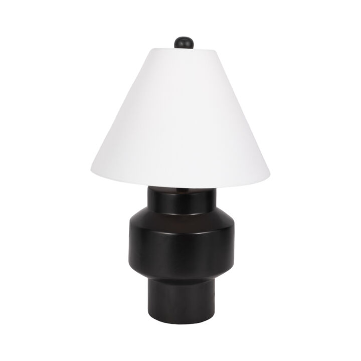 22" Modern Cylinder Table Lamp