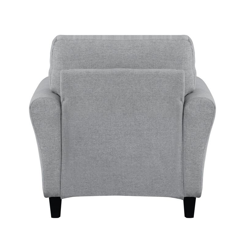 Streamdale Modern Upholstered Chair with Rounded Arms