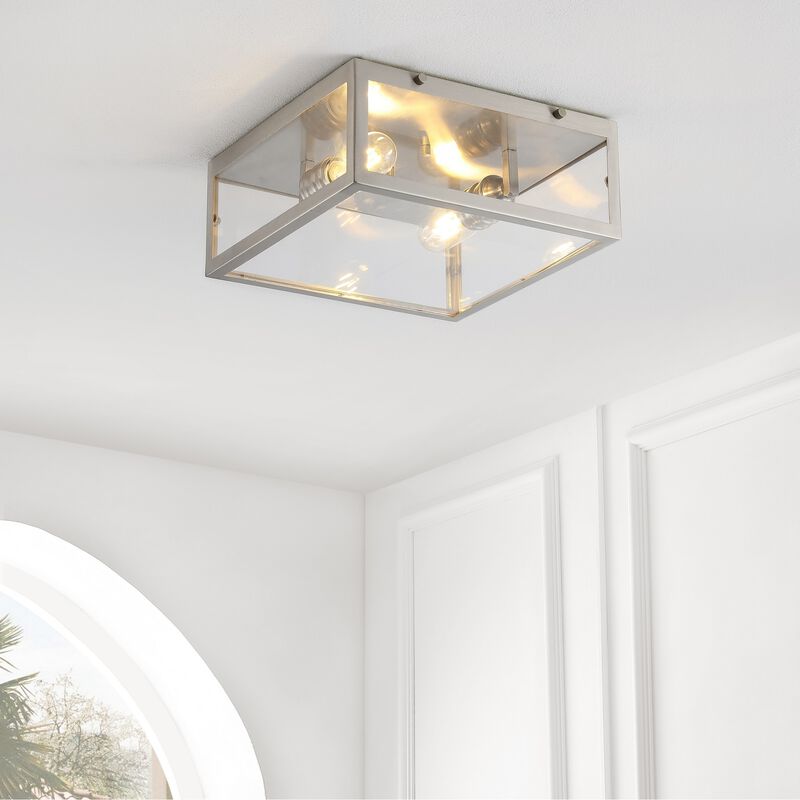 Grayson Metal/Glass LED Flush Mount