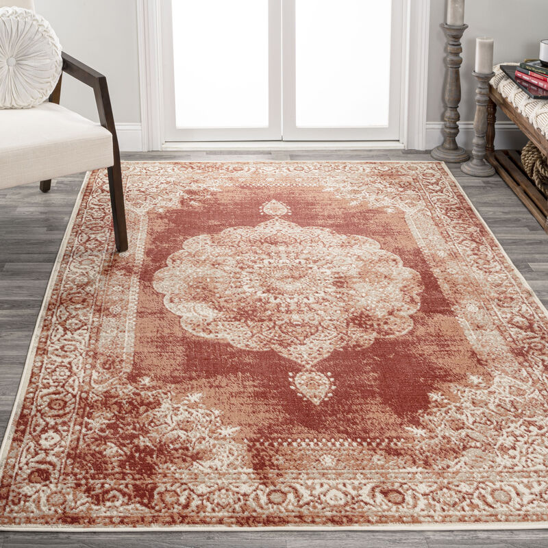 Kelly Rosalia Cottage Medallion Area Rug