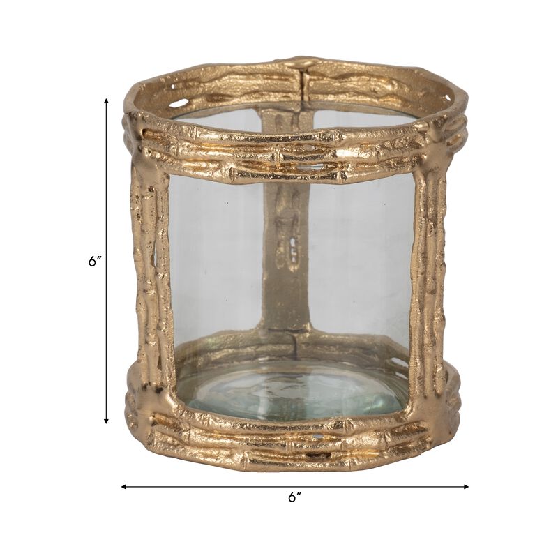 Hurricane Glass Candleholder
