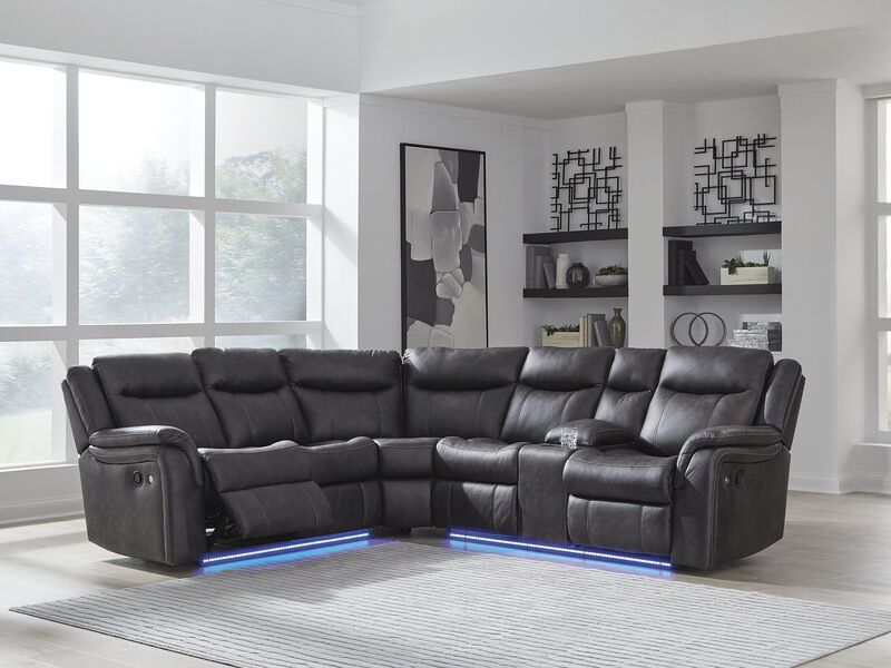 Perarrygin 2-Piece Reclining Sectional image number 3