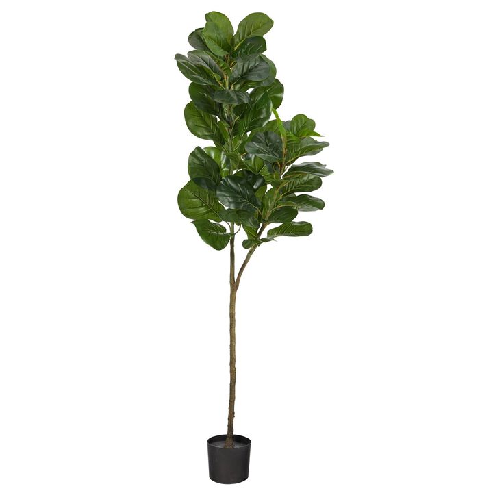 Nearly Natural 4.5-in Fiddle Leaf Fig Artificial Tree