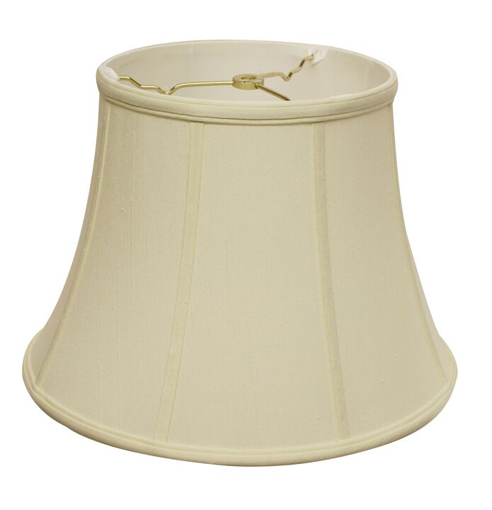 Hivvago 18" Ivory Altered Bell Monay Shantung Lampshade