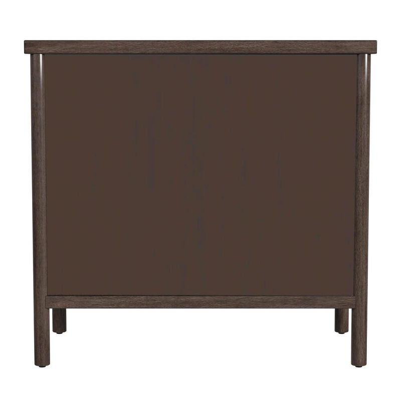 Butler Specialty Lennon 3 Drawer Rounded Leg Dresser, Brown