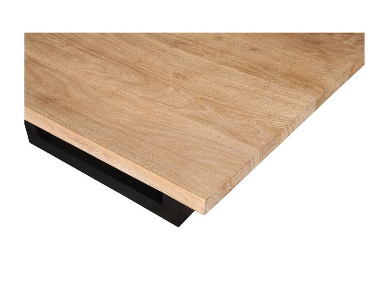 Logan 72 Square Dining Table In Natural Finish