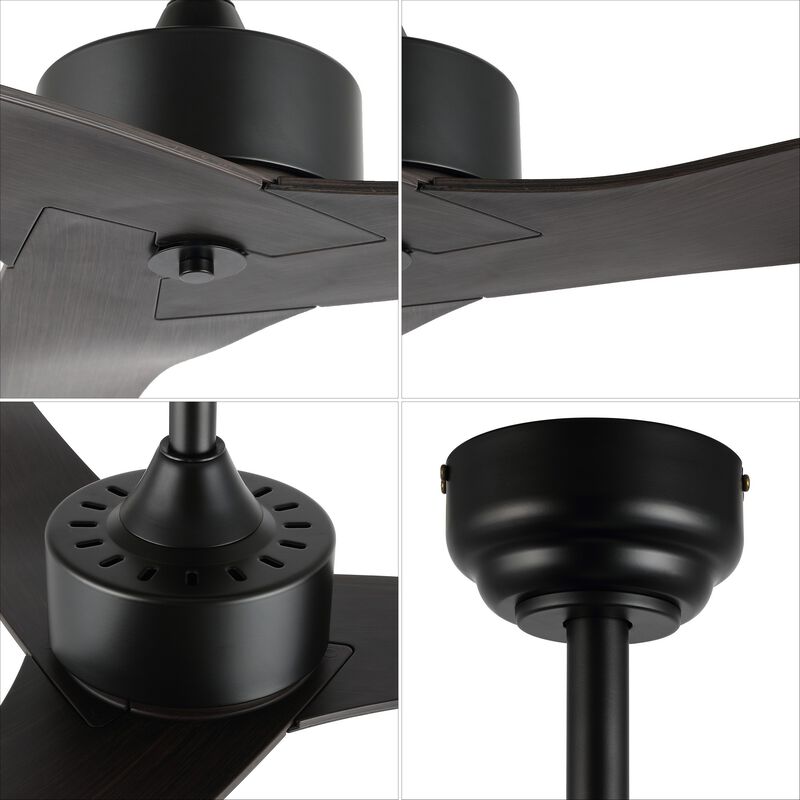 Aldrin Modern Minimalist Iron/Plastic Razor Ceiling Fan