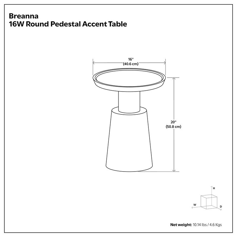 Simpli Home Breanna Side Table image number 8