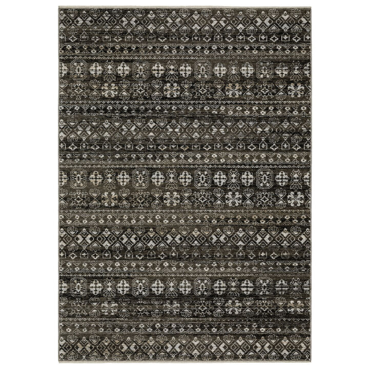HomeRoots Tribal Area Rug With Fringe