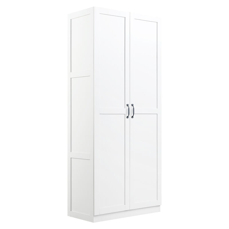 Hopkins White Storage Closet Set