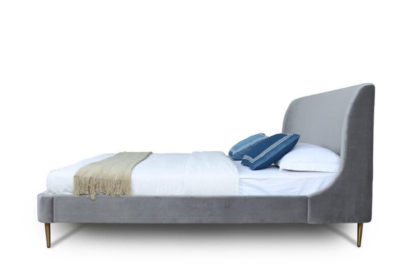 Heather Queen Bed in Gray