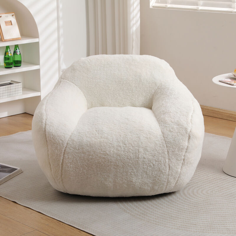 GOODSILO Spacious Comfort Memory Foam Bean Bag Sofa Chair With Armrests For Relaxation In Living Spaces And Bedrooms image number 3
