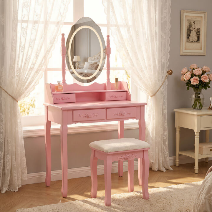 Malwin  Princess Vanity Desk