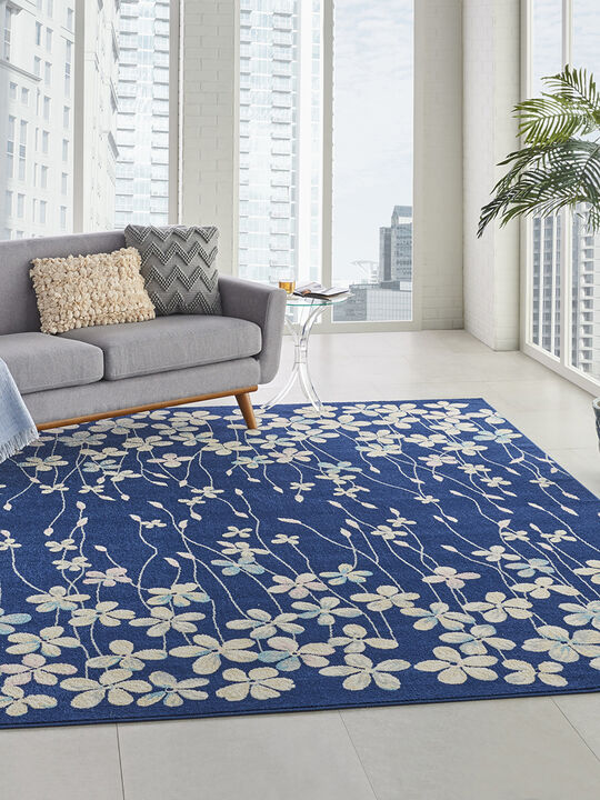 Tranquil TRA04 Navy 8'10" x 11'10" Rug