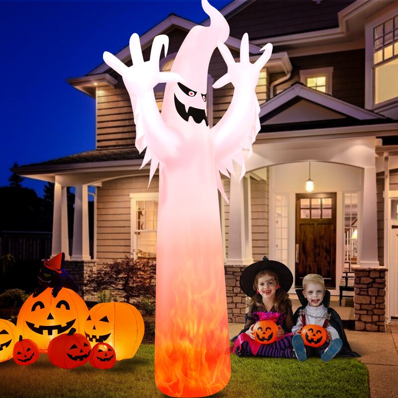 12 Feet Halloween Inflatable Decoration with Built-in LED Lights image number 6