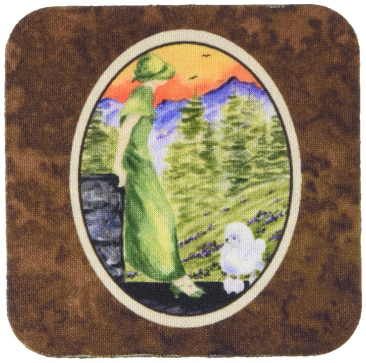Caroline's Treasures SS8618FC Poodle Foam Coasters (Set of 4), 3.5 H x 3.5 W, Multicolor