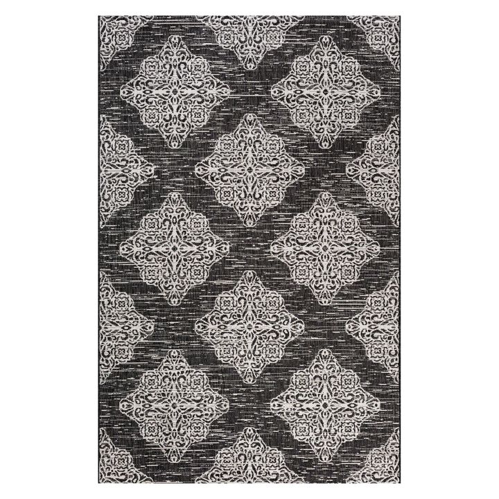 Tuscany Ornate Medallions Indoor/Outdoor Area Rug