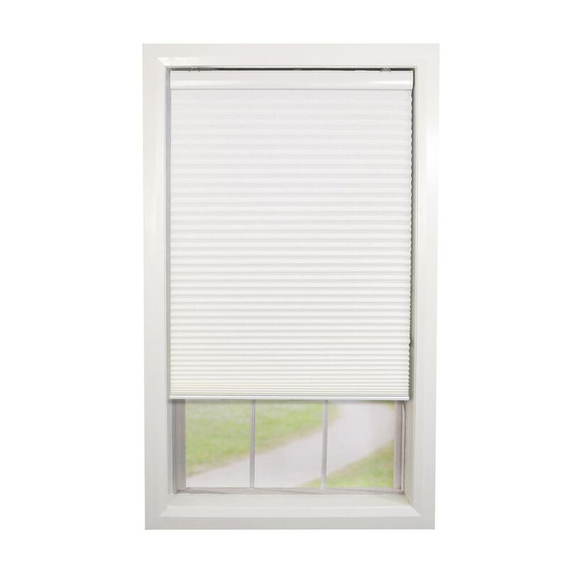Versailles Home Fashions Cordless Honeycomb Insulating All Season Light Filtering Cellular Window Shade 48" X 72" White