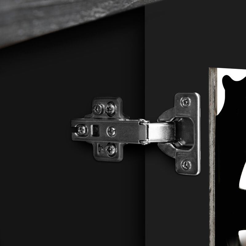Nasbit Rustic Farmhouse Sideboard Storage Cabinet image number 4
