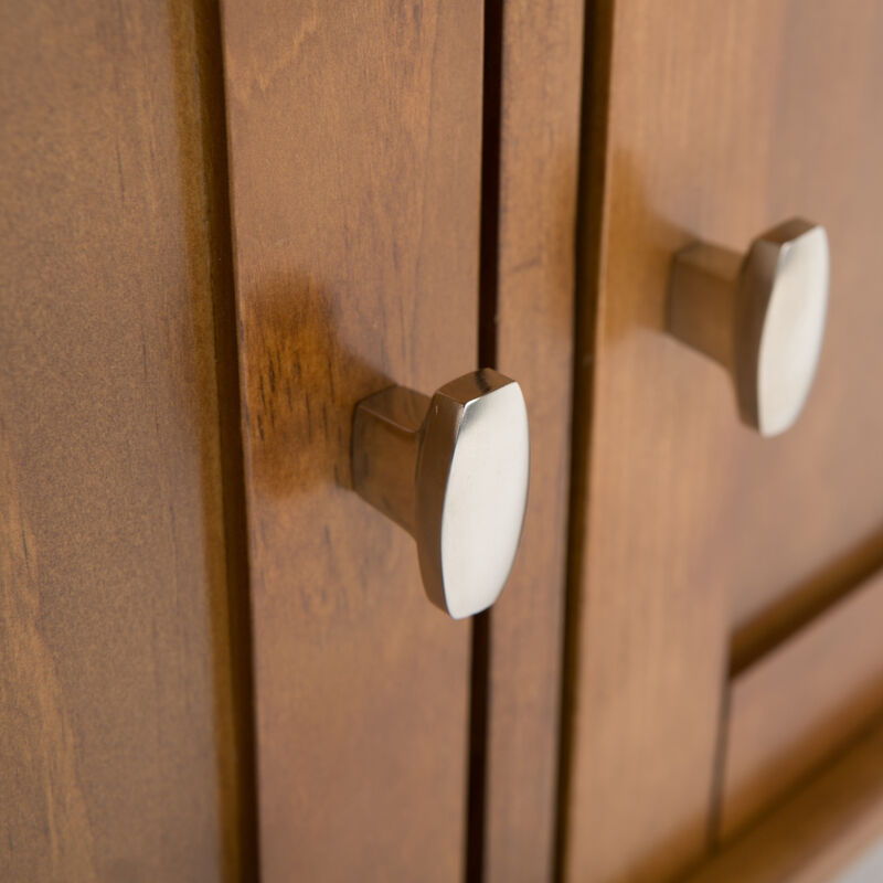 Warm Shaker SOLID WOOD 44 inch Wide Transitional Entryway Storage Bench in Light Golden Brown