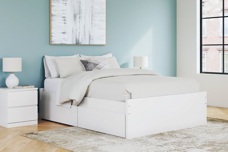 Onita Queen Platform Bed with 2 Side Storage image number 1