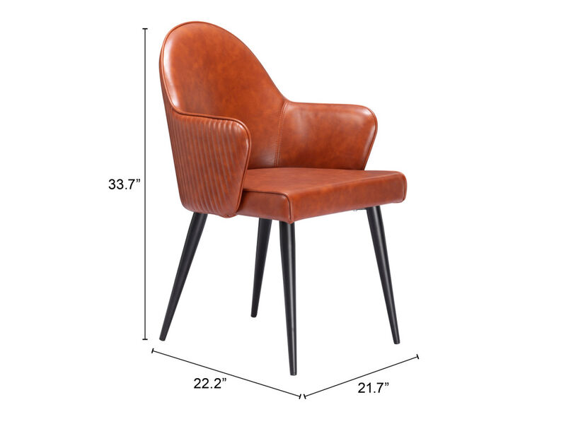 Silloth Dining Chair Brown image number 6