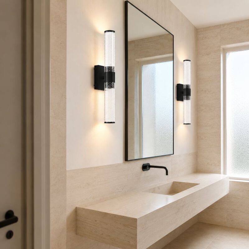 ELEMENT ACE 2 Sets Modern Dimmable LED Bathroom Vanity Wall Light Fixtures Over Mirror Suitable for Kitchen, Hallway, Bedroom, Dining Room and Art Display image number 3