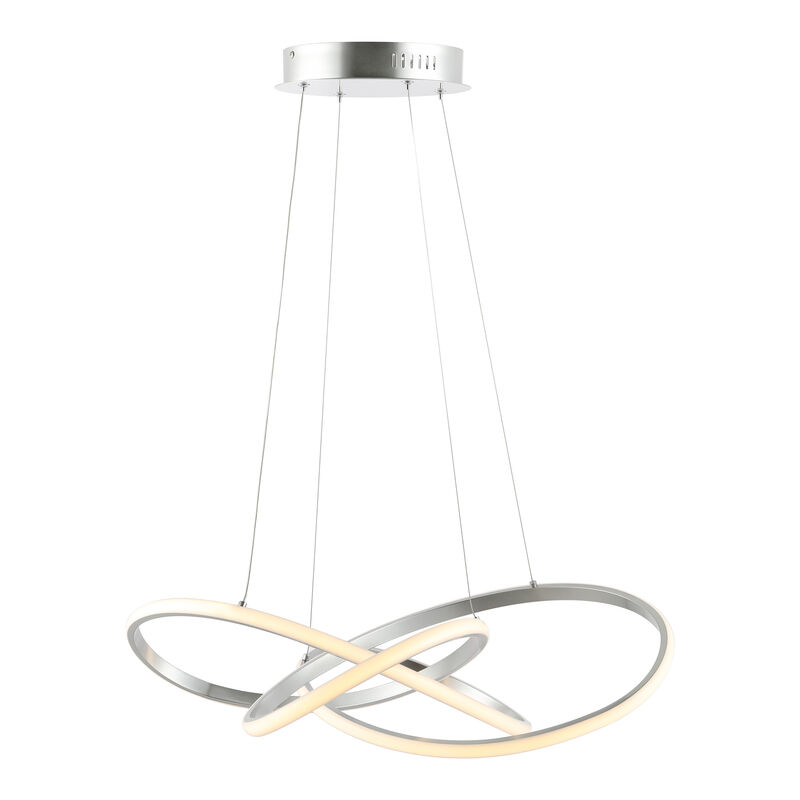 Alexia 25" Abstract Integrated LED Metal Adjustable Pendant