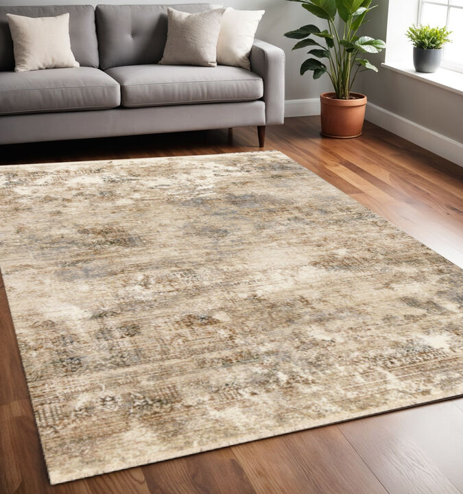 HomeRoots Abstract Area Rug
