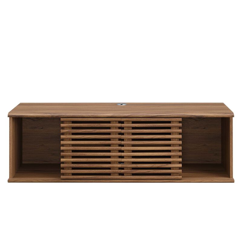 Render 46" Wall-Mount Media Console TV Stand image number 3