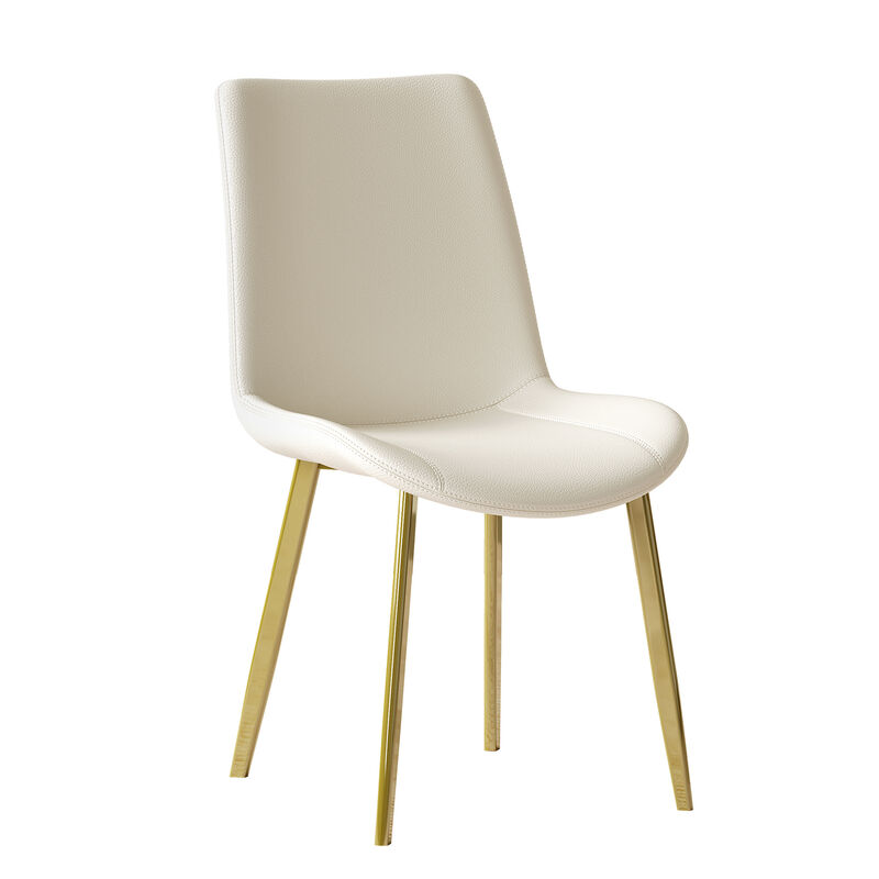 GOODSILO Modern Industrial Design Dining Chairs Set of Four with Ergonomic Comfort image number 7