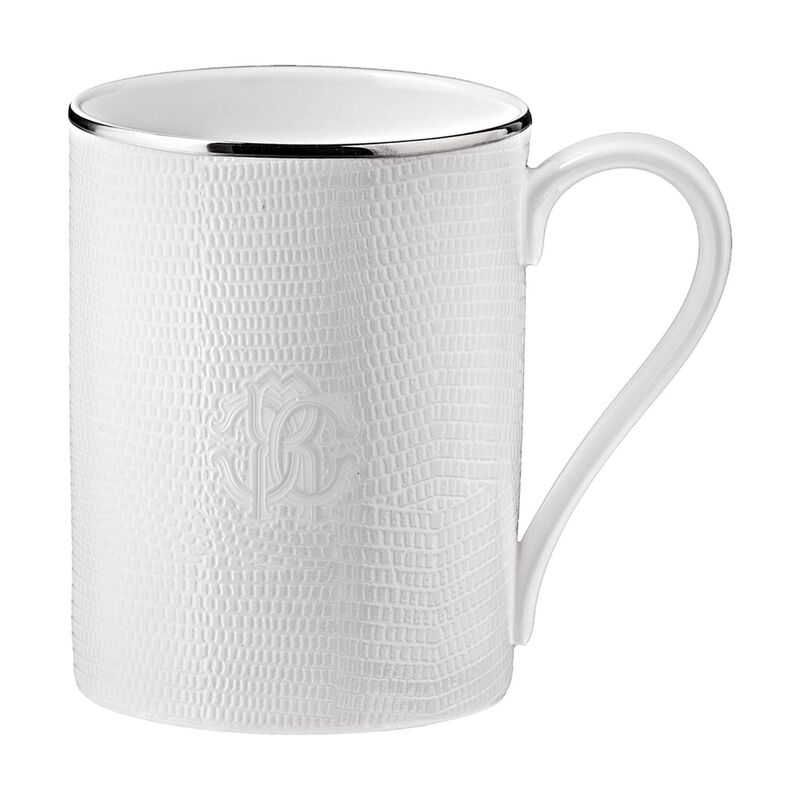 Mug Cup LIZARD PLATIN in Luxury Box diam. 2.5", H 3.3", cap. 12.5 oz image number 1