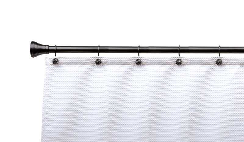 12-Piece Resistant Metal Shower Curtain Hooks with Hollow Ball Design image number 5