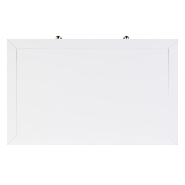 Butler Specialty Nora 2-Drawer Wide Nightstand, White