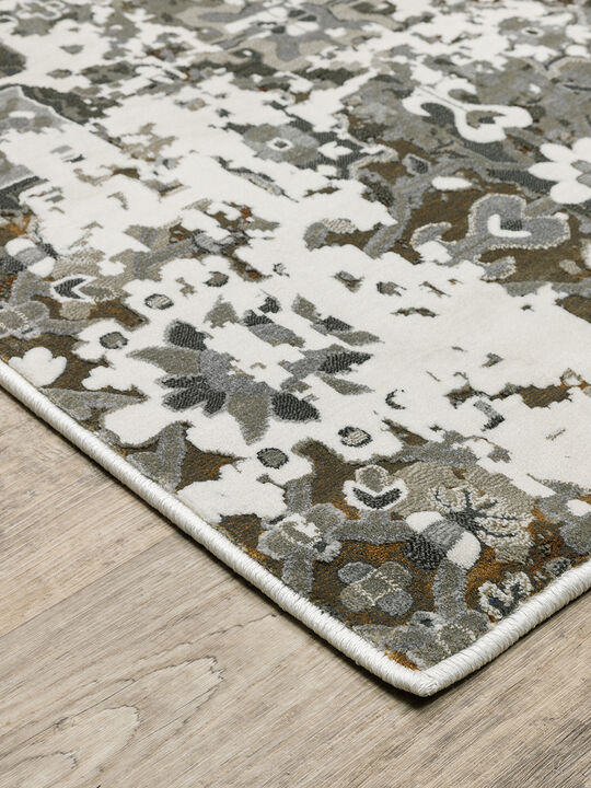 Gemini 2'3" x 7'6" Ivory Rug