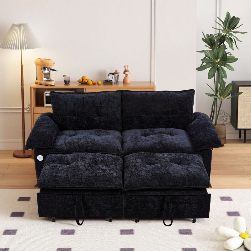 Napnam Convertible Sleeper Couch image number 2