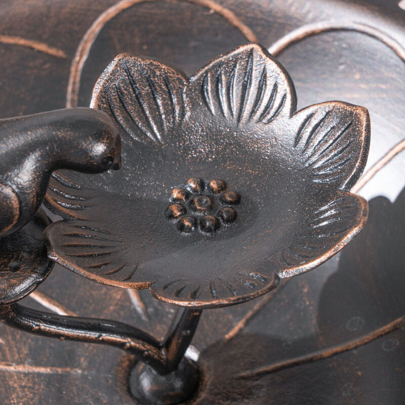 Streamdale Vintage Copper Bird Bath For Garden Delight