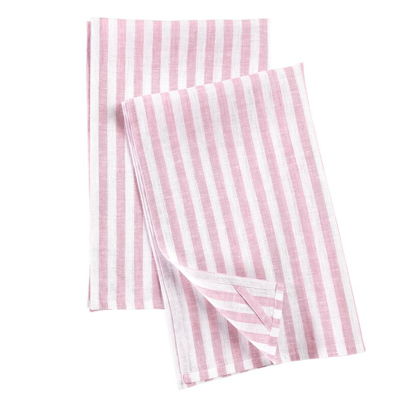 Linen Kitchen Towels - Amalfi Stripe