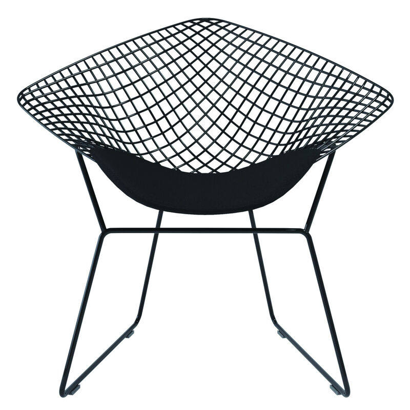 HomeRoots 32" Black Lounge Chair