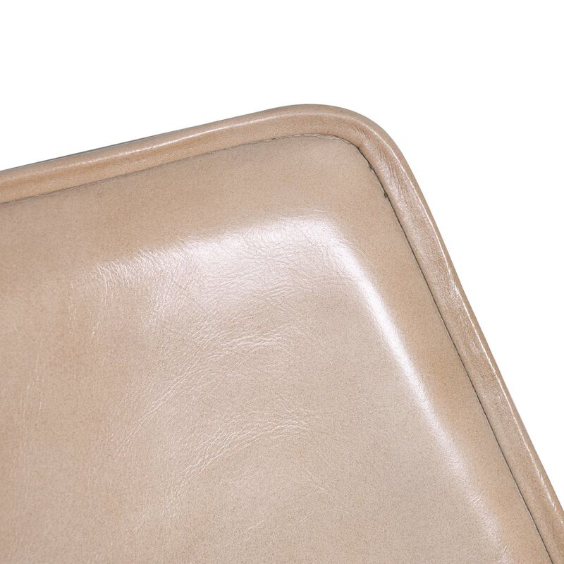 World Interiors Brisbane Stanley Leather Dining Chair in Dusty Tan