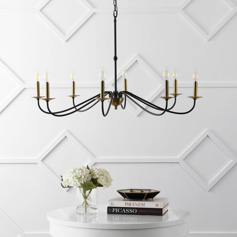 Wicklow Bohemian Farmhouse Iron LED Chandelier