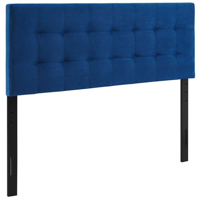 Lily Queen Biscuit Tufted Performance Velvet Headboard image number 0