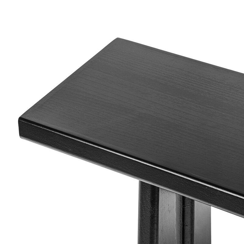 Whisen Mirod Elegant Console Table with Geometric Silhouette