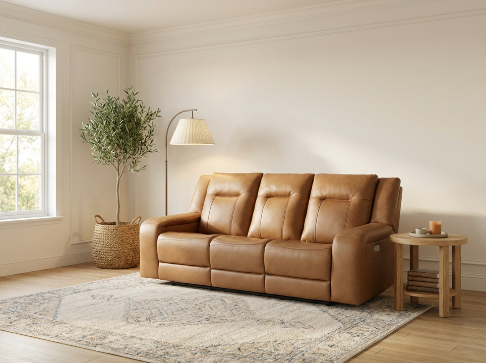 Tahoe Chocolate Power Sofa